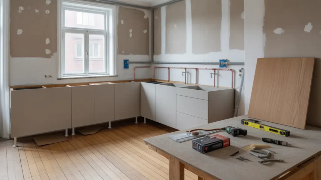 renovera montera k k r tt ordning el vvs samordning och kostnad med rot
